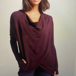 Athleta Purana Wrap Sweatshirt